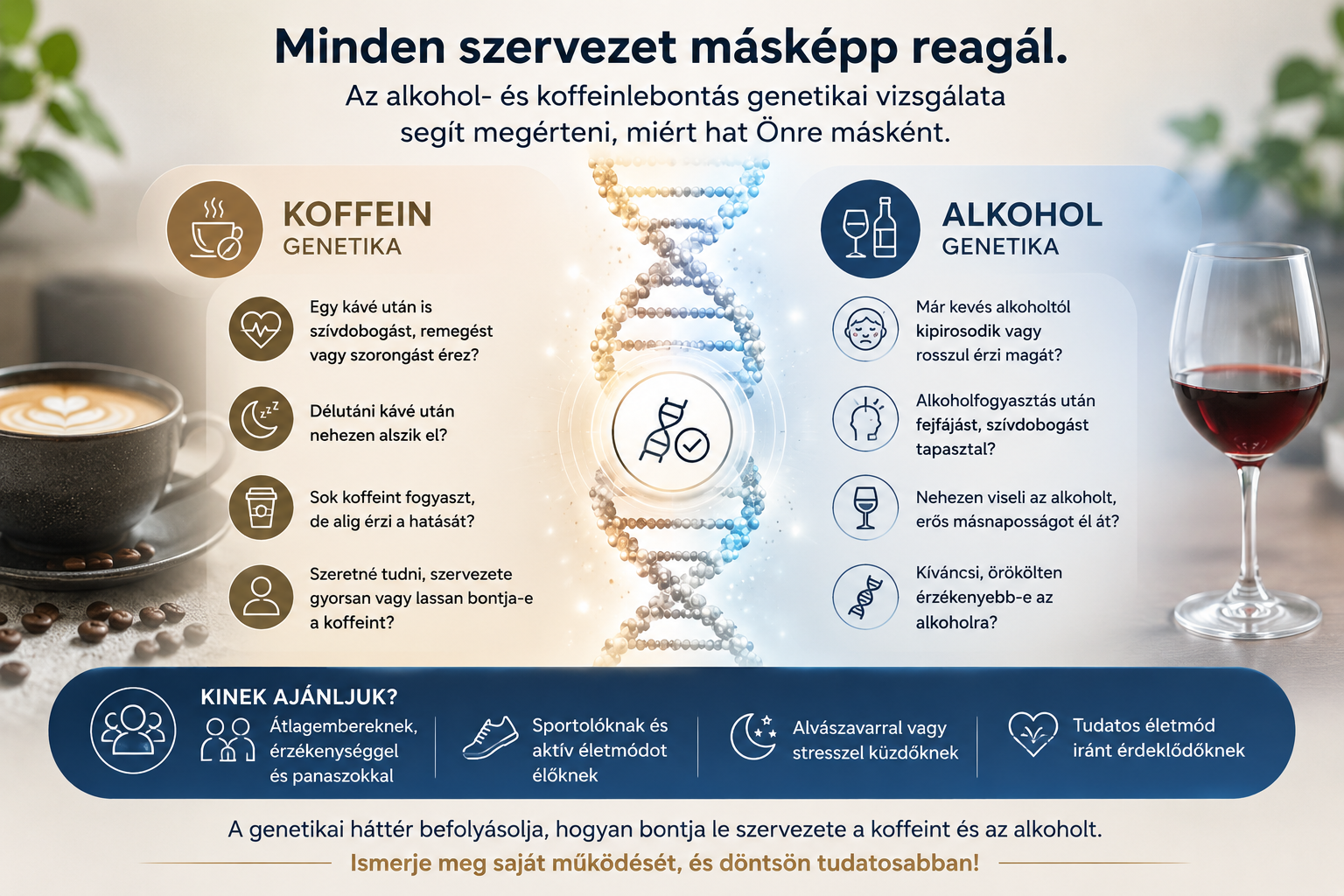 Alkohol és koffein 