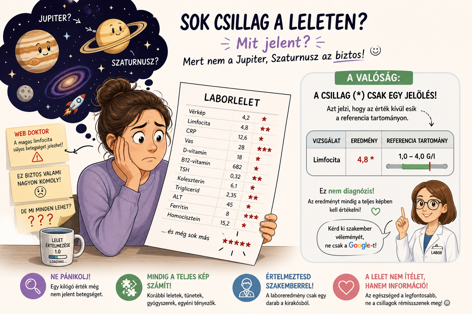 Hogyan értékeljük a kapott laboreredményeket? Laikusként, sehogy! 