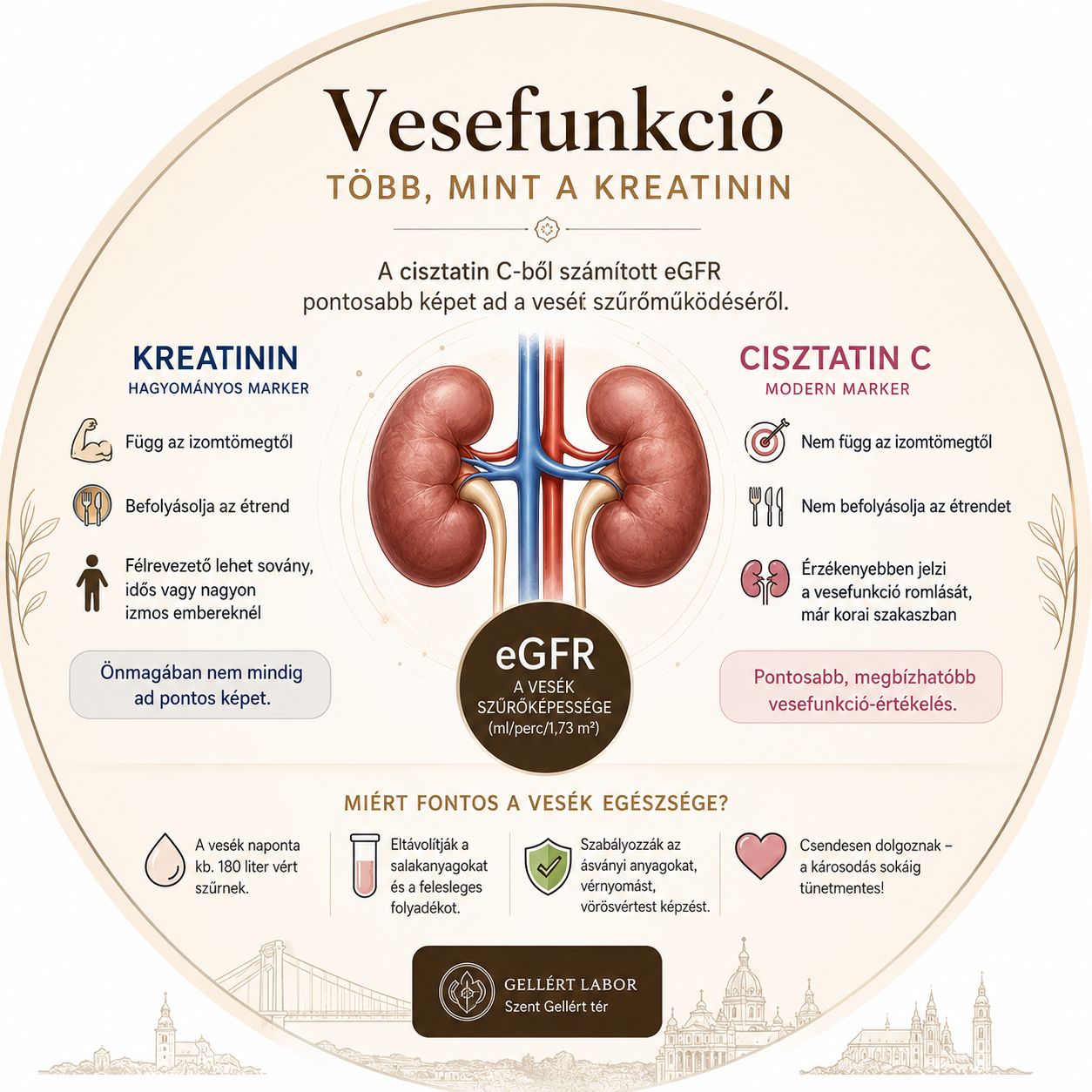 
<span>Miért érdemes a cisztatin C-ből számított eGFR-t is vizsgálni?</span>
