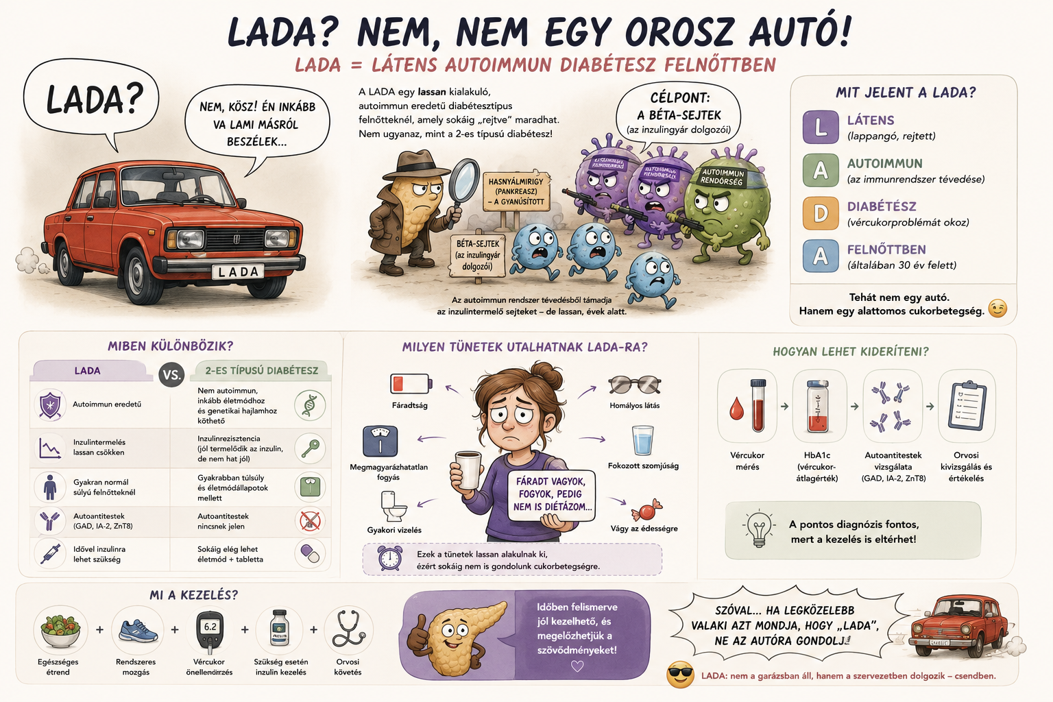 LADA- mint Latens Autoimmun Diabetes in Adults