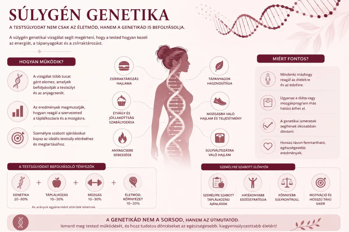 Optimális testsúly a genetika alapján 