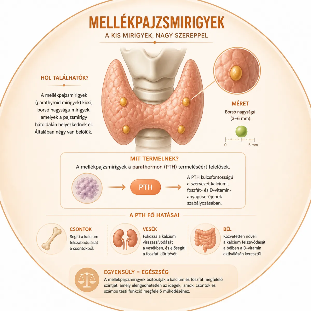 Mellékpajzsmirigy fő funkciója