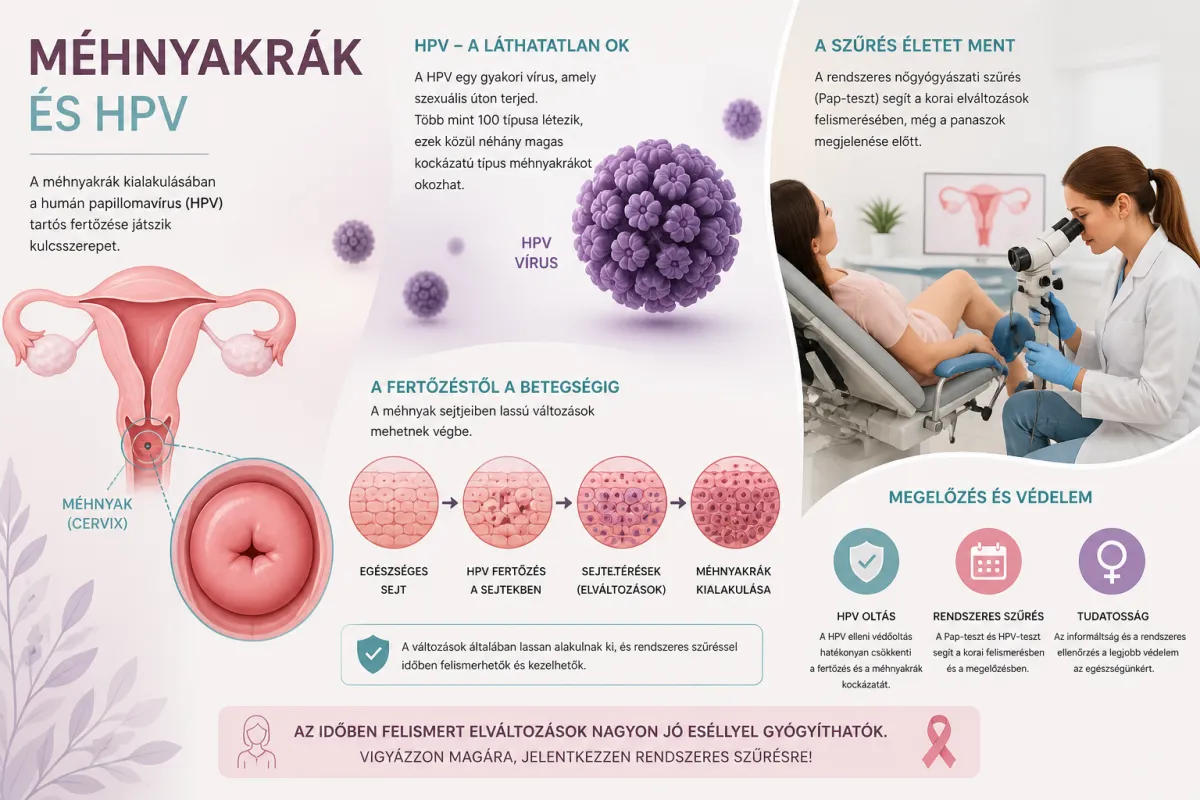 Méhnyakrák és a HPV kapcsolata 