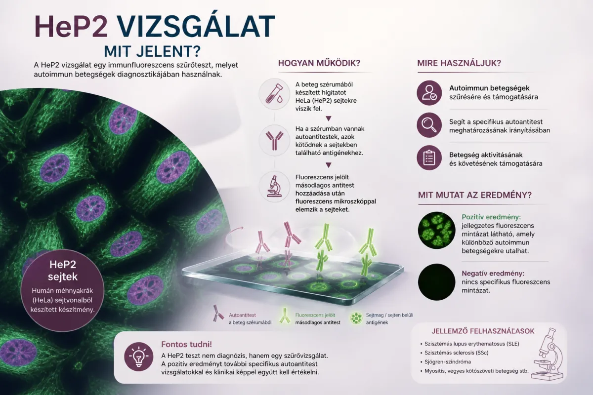 Mit jelent a HEp-2 vizsgálat? 