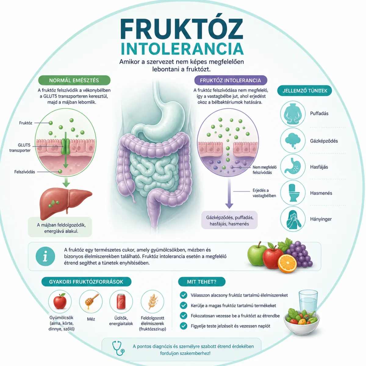 Fruktóz intolerancia 