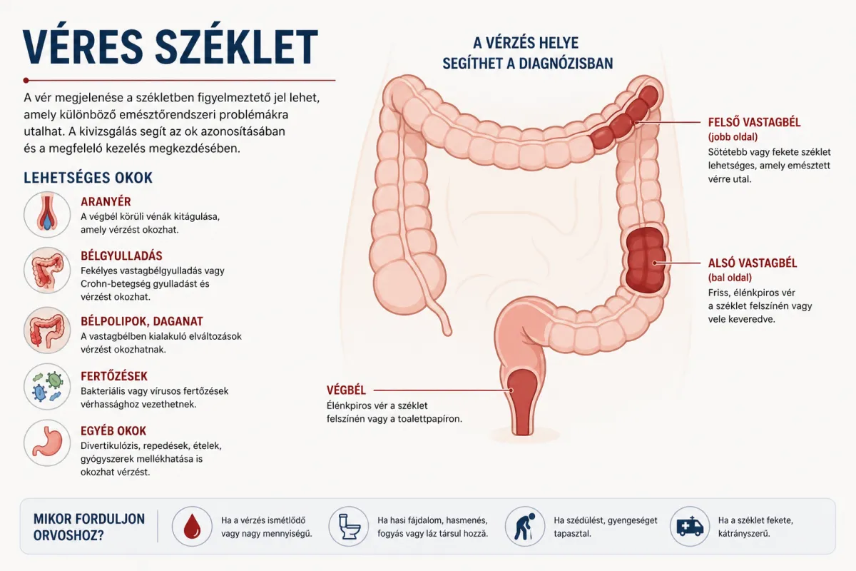 Vér a székletben