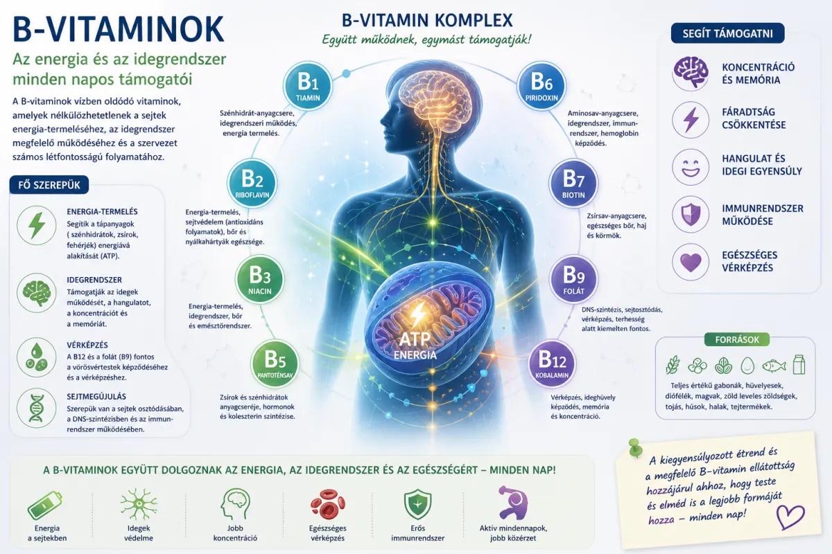 Bé, Bé, Bé… a  B vitaminokról